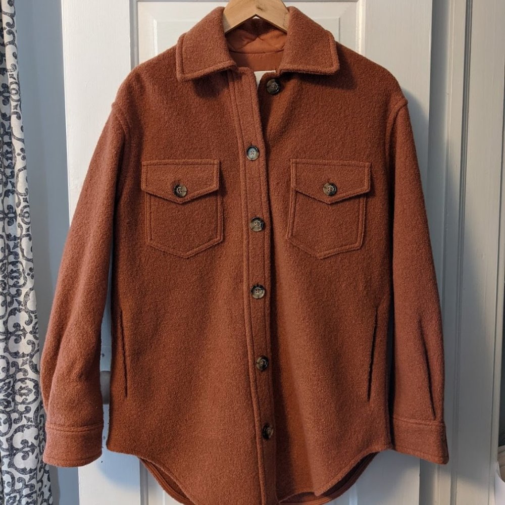 Aritzia Wilfred Free Ganna Jacket—XS/Genuine Brown